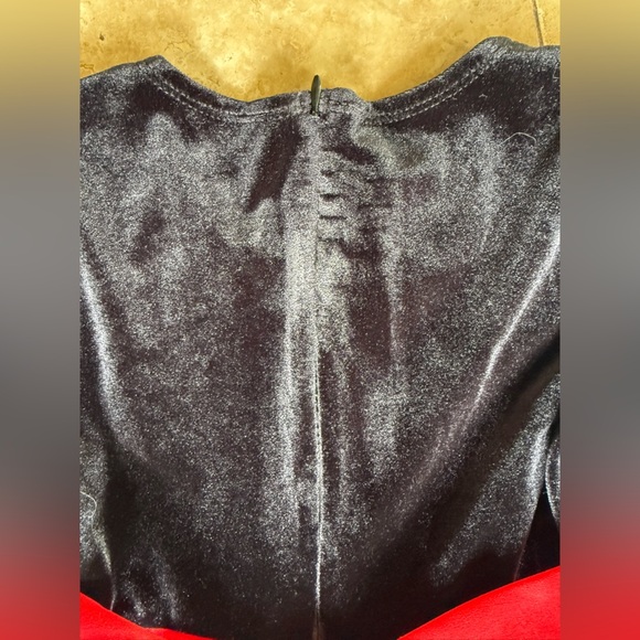 Bonnie Jean, little girl 6X red and black dress excellent condition - Picture 4 of 12